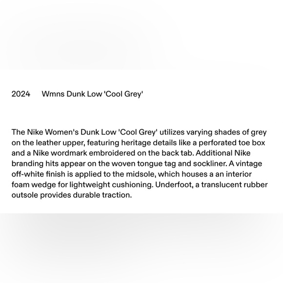 Women’s Nike Dunk Lows - Cool Grey - Picture 15 of 15